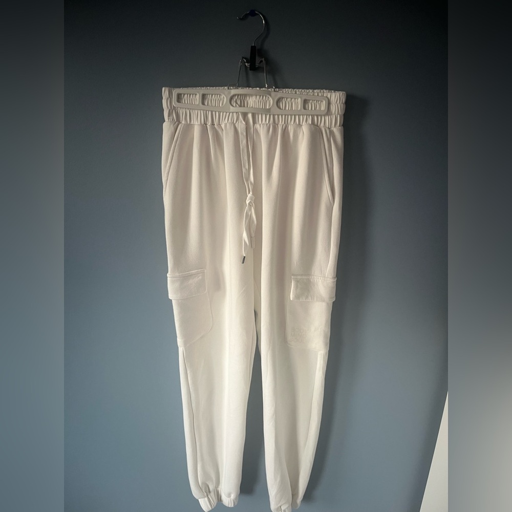 La Vie En Rose White Jogger Pants